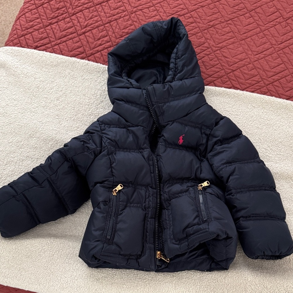 Polo toddler 2T Puffer Jacket with Hood